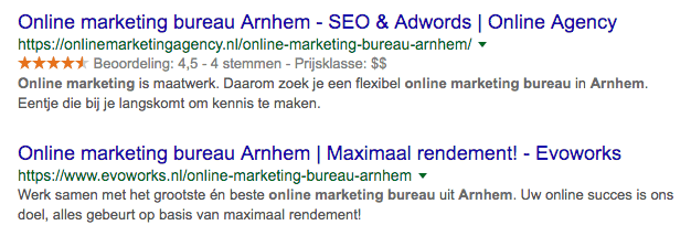 Structured data reviewsterren
