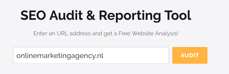Seoptimer audit en reporting tool
