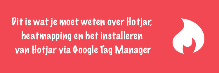 Hotjar heatmapping installeren