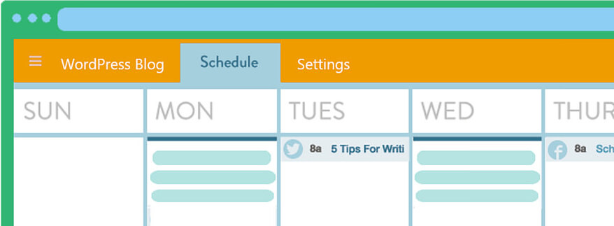 contentkalender voorbeeld
