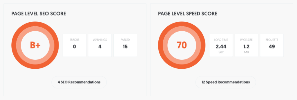 Neil Patel’s SEO Analyzer