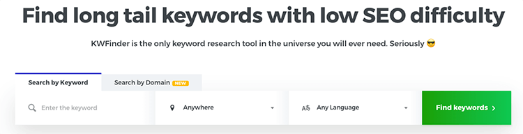 Google Keywordplanner alternatief kwfinder