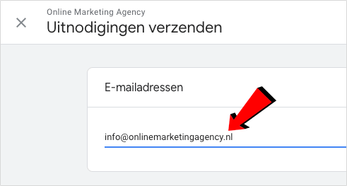 uitnodiging verzenden