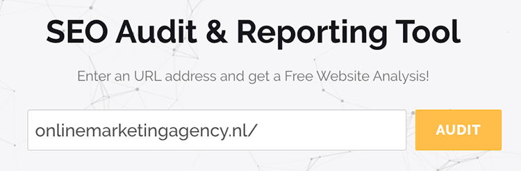 SEO audit en reporting tool
