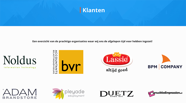 klanten van online marketing agency