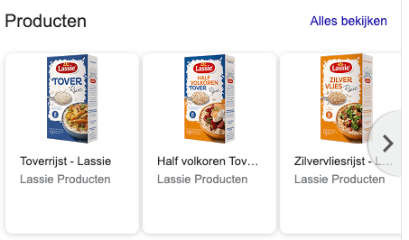 Lassie Mijn Bedrijf producten