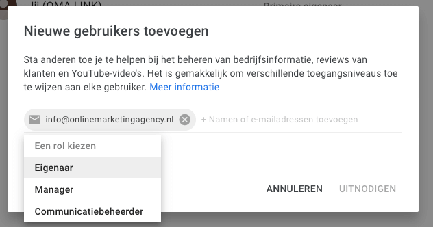 Rol toewijzen nieuwe gebruiker youtube
