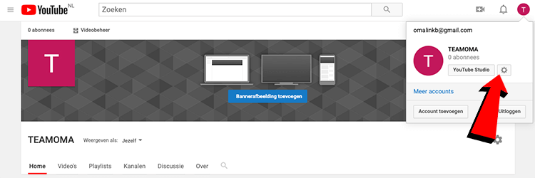 Youtube instellingen aanpassen