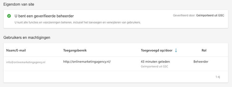 Gebruikersbeheer Bing