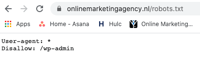 robots.txt controleren