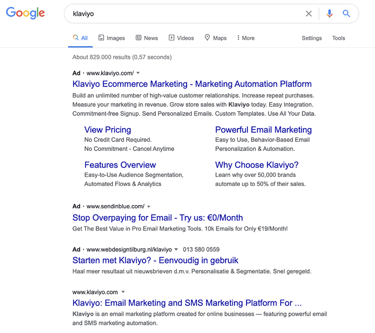 unieke naam adverteren