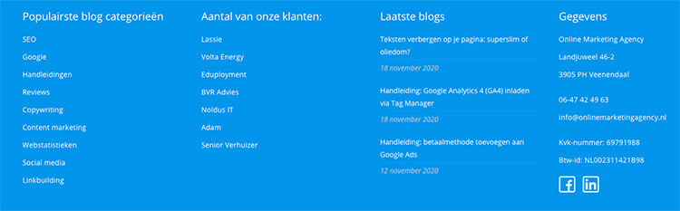 contactinformatie footer