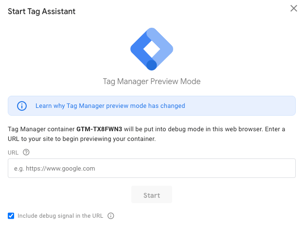 Google Tag Assistent