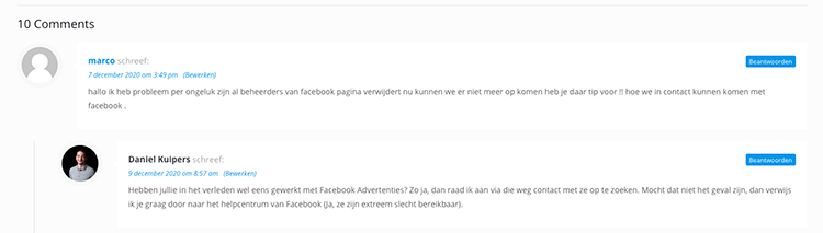 meer bezoekers door te reageren op blogs