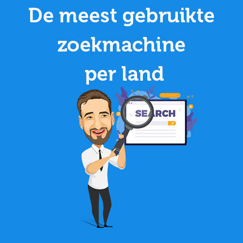 Meest gebruikte zoekmachine per land